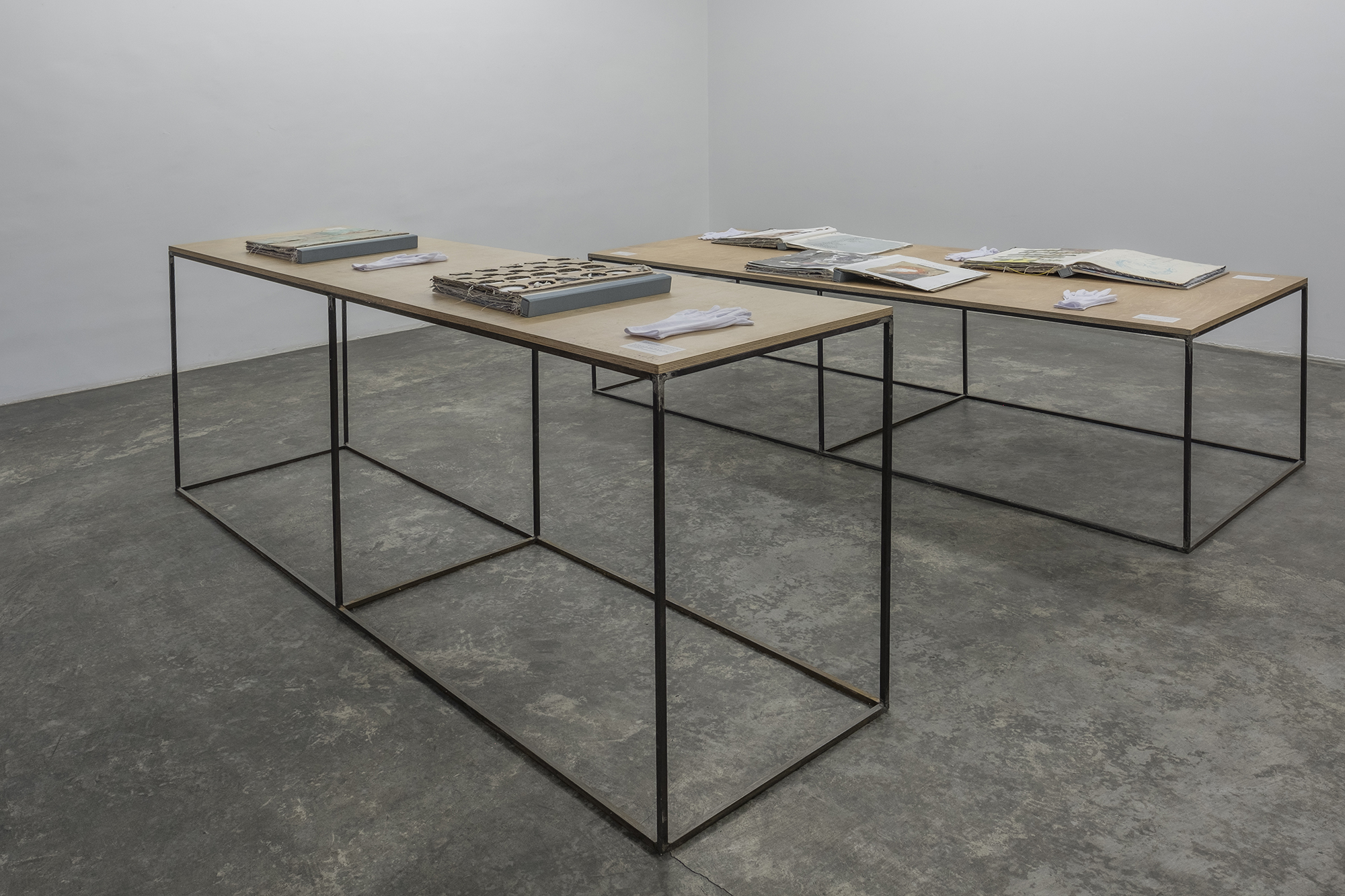 چیدمان آثار نقاش معاصر شیده تامی در گالری اُ