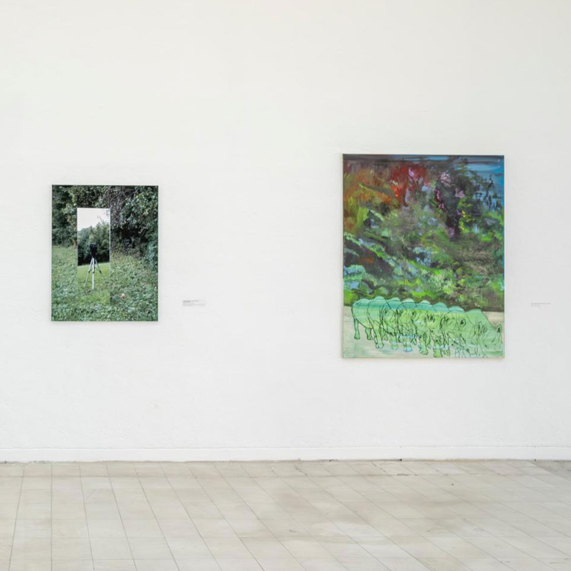 دنیا عالی‌پور در نمایش گروهی «تاچ نیچر» به کیوریتوری سابین فِلنر در موزه‌ی هنر معاصر اسکوپیه